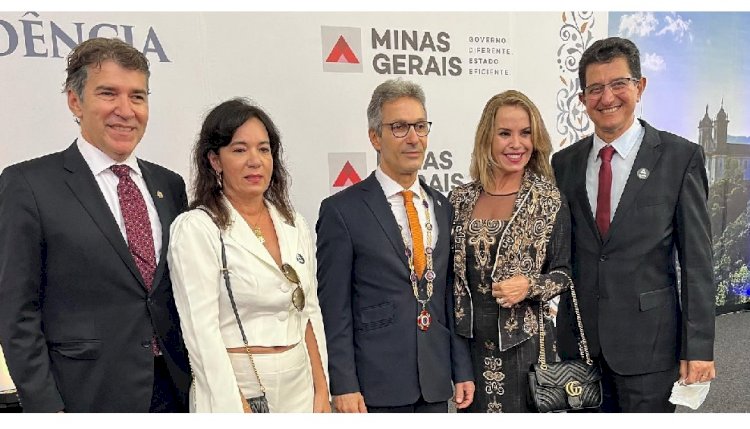 Rodrigo Pacheco e Cristina Bechara agraciados com a Medalha da Inconfidência