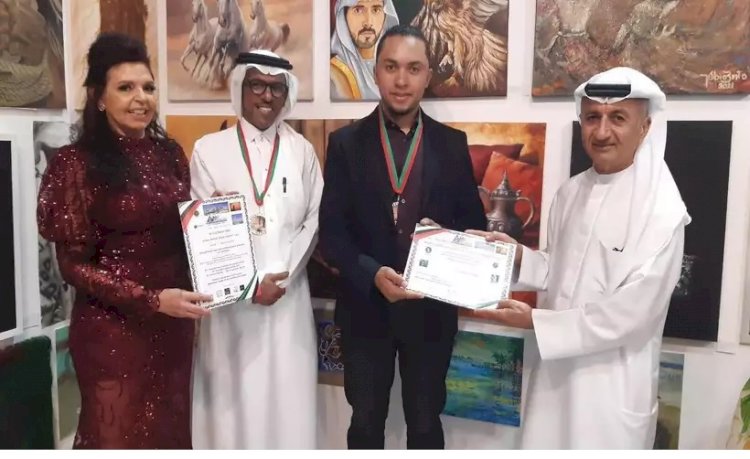 Artista plástico de Passos vence concurso e ganha medalha de ouro em Dubai