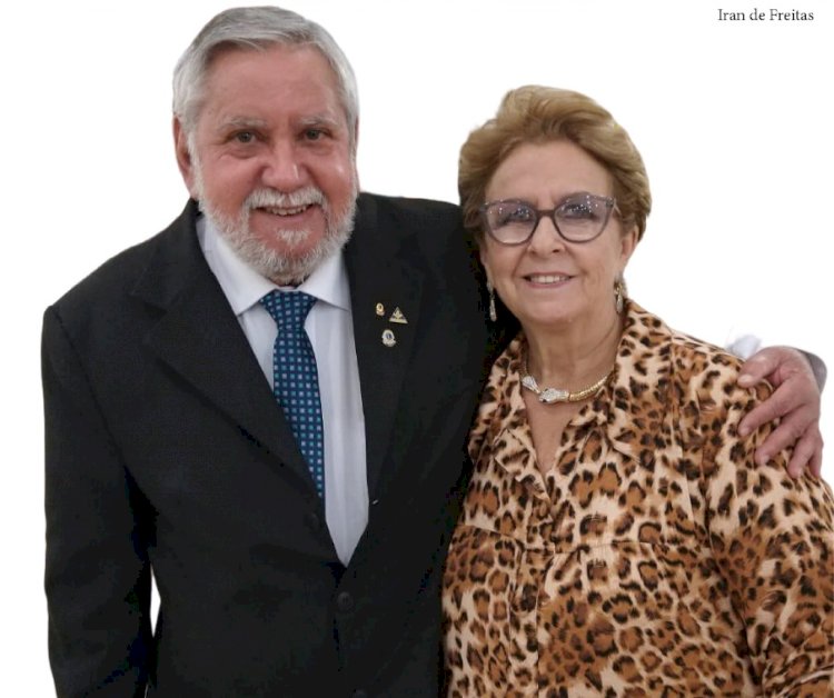 Josnei dos Santos e Maria Inês, o casal Lions Clube