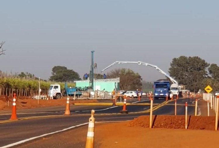 Pedágios construídos nas estradas do Triângulo