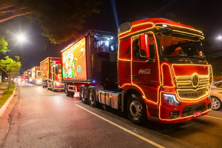 Caravana Iluminada da Coca Cola chega a Passos nesta sexta Observo