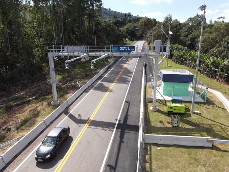 Pedágio sem cancela no Sul de Minas