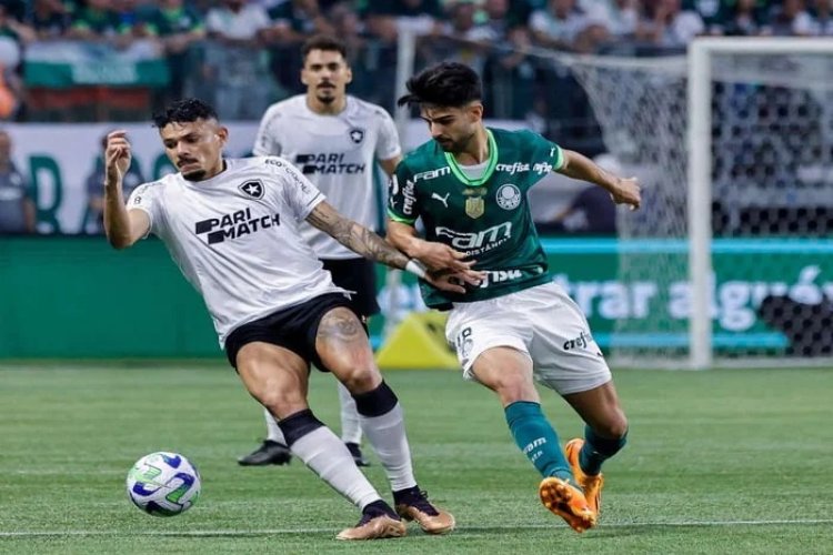 Botafogo e Palmeiras travam batalha direta pela liderança