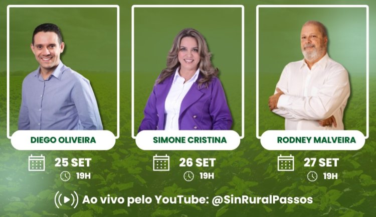 SinRural fará sabatinas com candidatos a prefeito de Passos