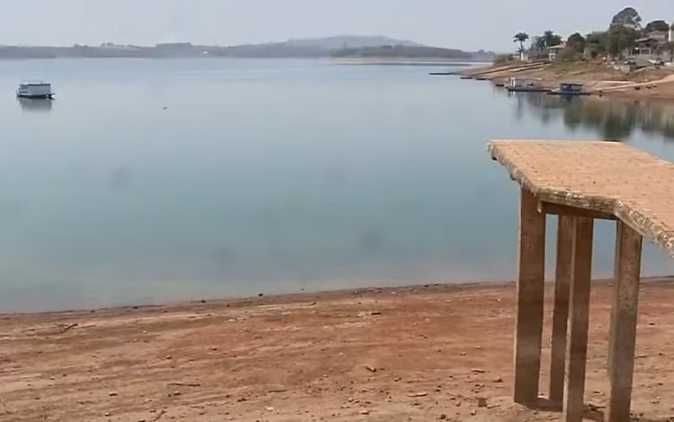 Estiagem faz baixar o volume útil do Lago de Furnas para menos de 40%