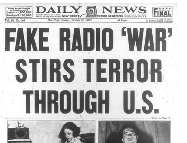 Em 1938, com ‘Guerra dos Mundos’, Orson Welles leva pânico aos Estados Unidos