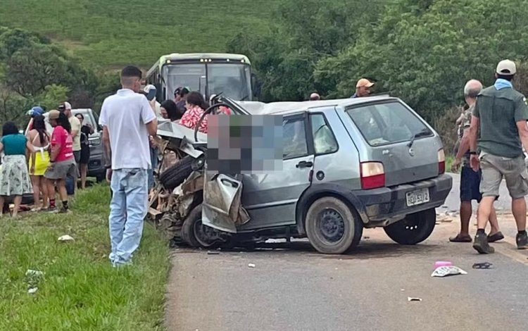 Acidente entre três veículos deixa dois mortos e três feridos na região