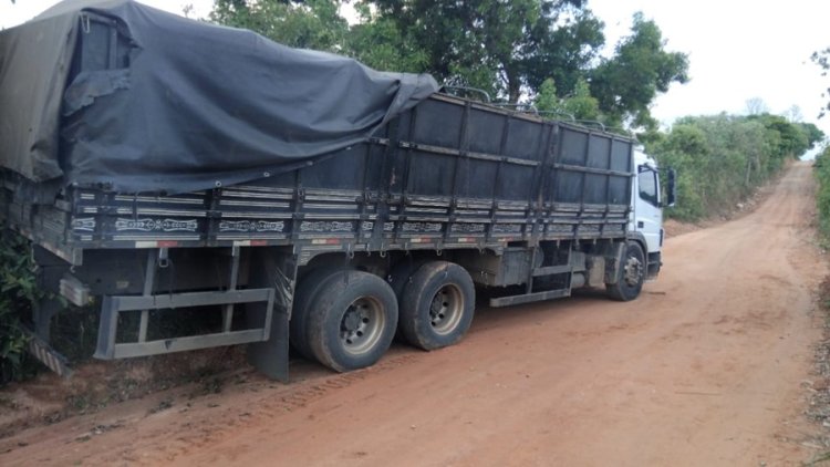 Caminhão com carga de fios de cobre avaliada em R$ 450 mil recuperado pela PM