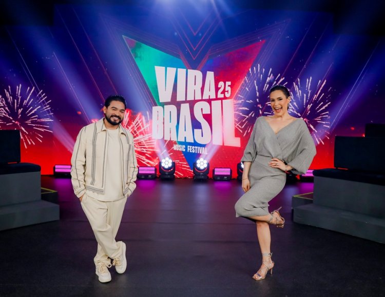 SBT celebra a chegada de 2025 com a transmissão do festival ''Vira Brasil”