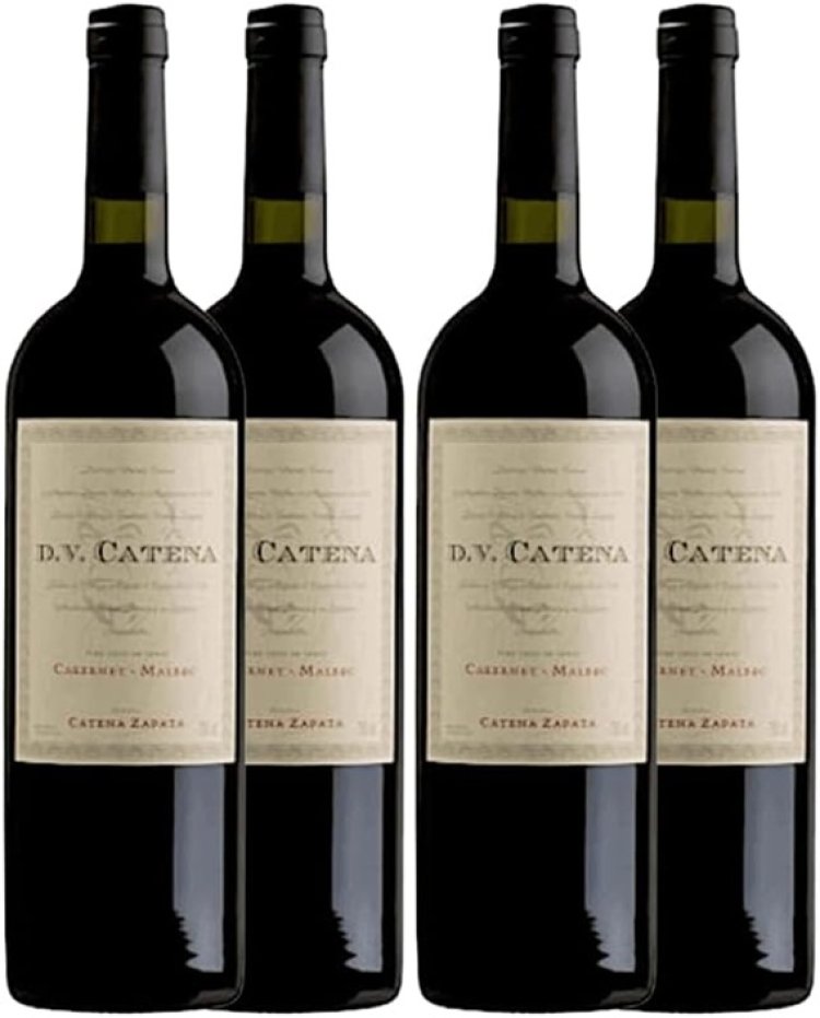 Caixa com 4 vinhos DV Catena Cabernet e Malbec está com desconto na Amazon