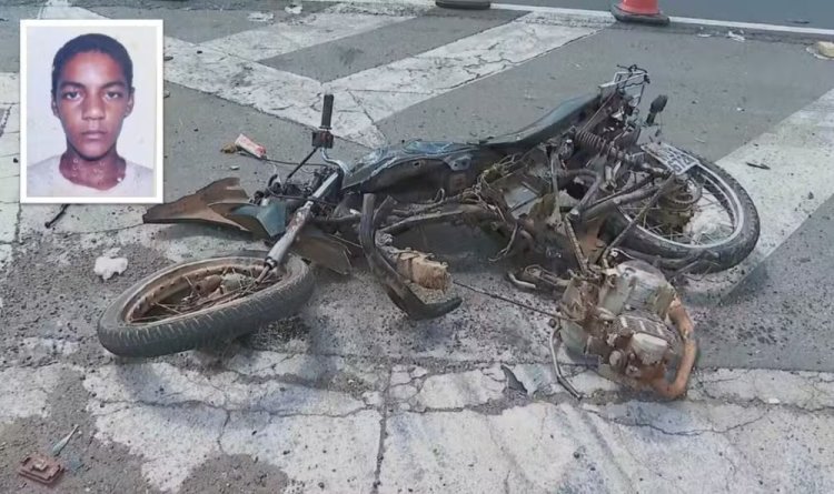 Homem morre e grávida fica ferida após carreta bater em moto na MG-050